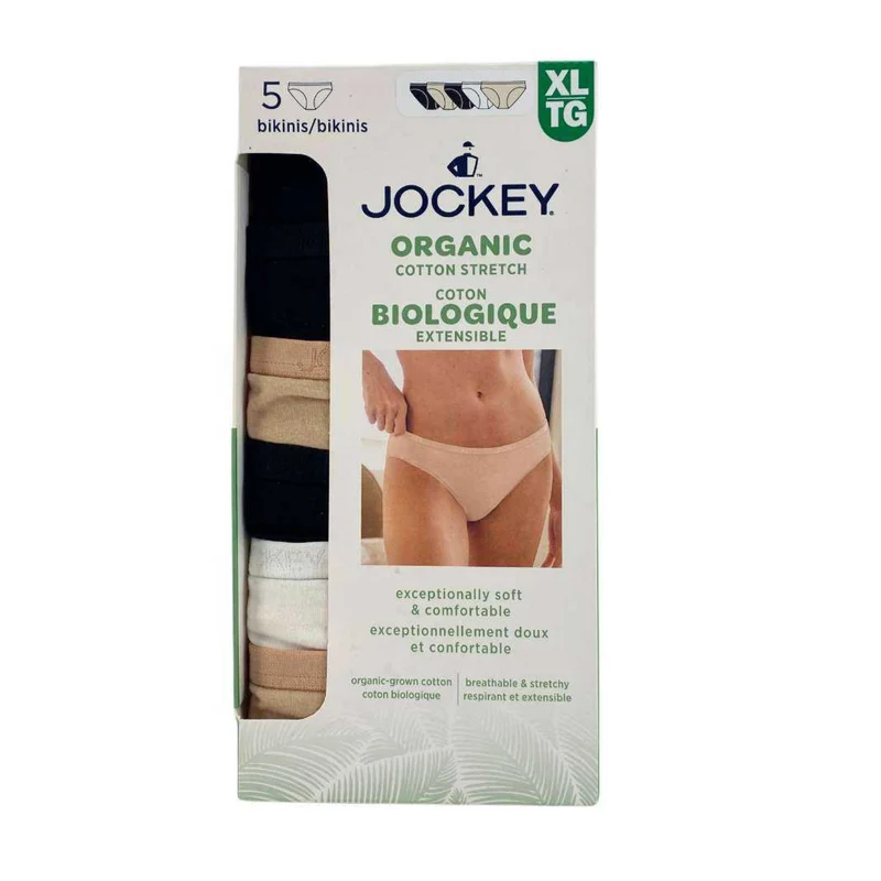 JOCKEY - Paquet de 5 Culottes Bikini pour Femme