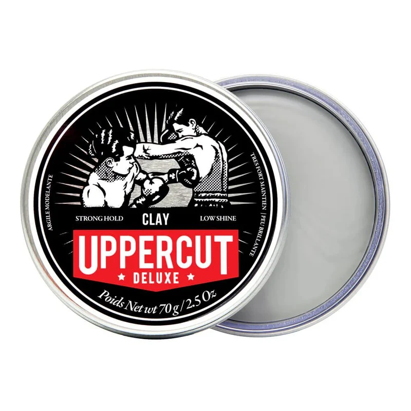 Uppercut Deluxe Clay – Cire mate, fixation forte