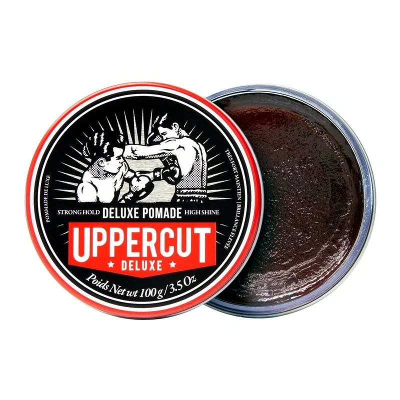 Uppercut Deluxe Pomade – Cire coiffante, fixation forte et brillance