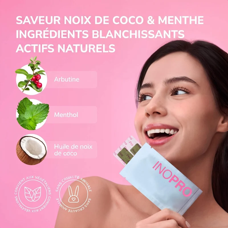 Bandes de blanchiment dentaire - INOPRO INNOVATIVE - 28 bandes