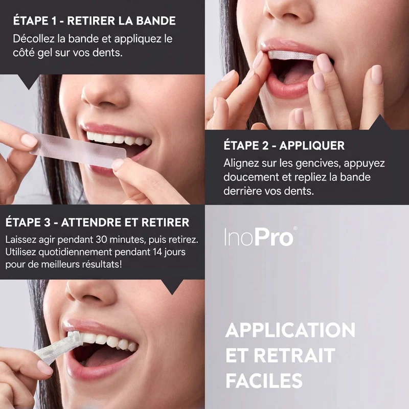 Bandes de blanchiment dentaire - INOPRO ADVANCED - 28 bandes