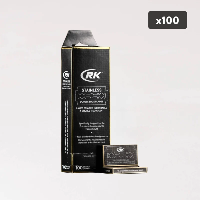 Lames de rasoir de sûreté - 100 pièces - RK Shaving