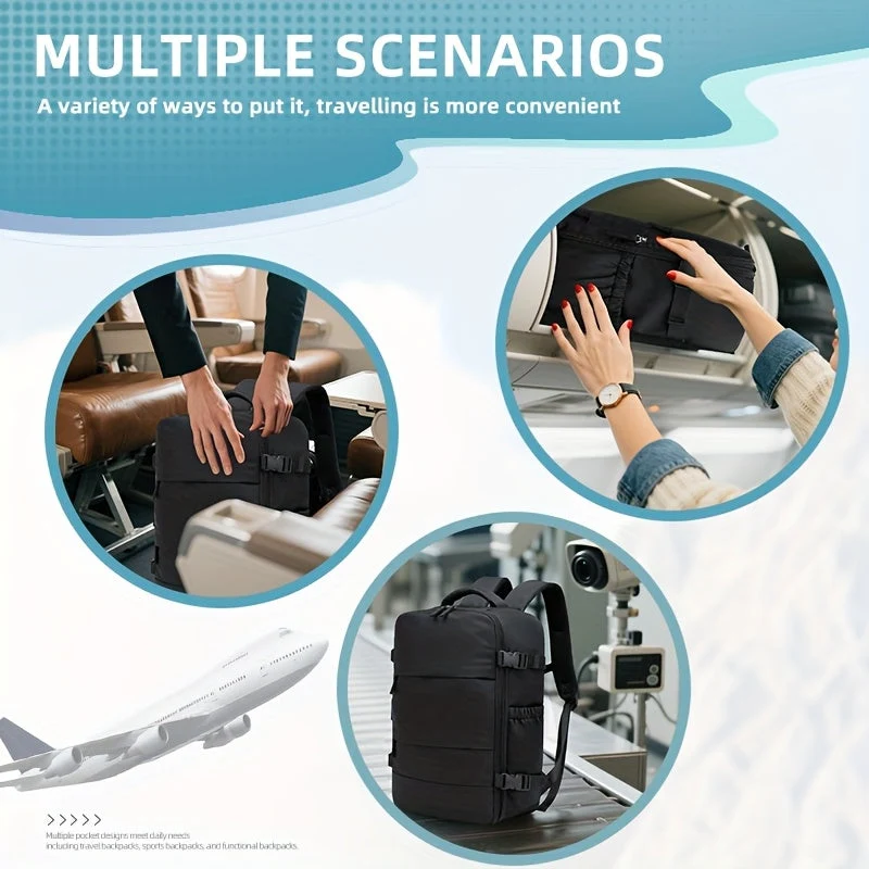 PACKSMART - Set di Zaini Vacuò per Viaggi per Uomini, Donne e Studenti