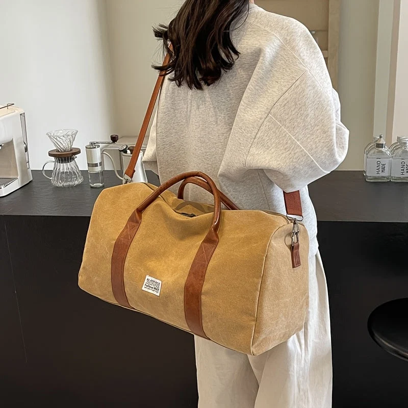 LUXIBAG - Borsa da Viaggio Vintage Lavata a Grande Capacità Organizer Multiuso