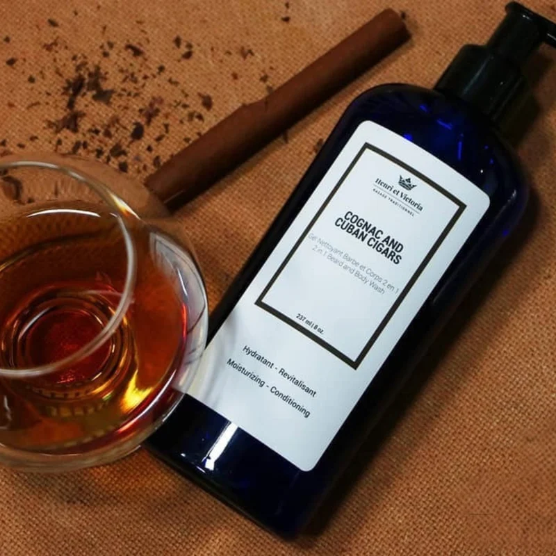 Ensemble de soins pour la douche "Shower Kit" - Cognac & Cuban Cigars