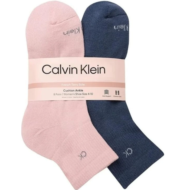CALVIN KLEIN - 8 Paires de Chaussettes pour Femme