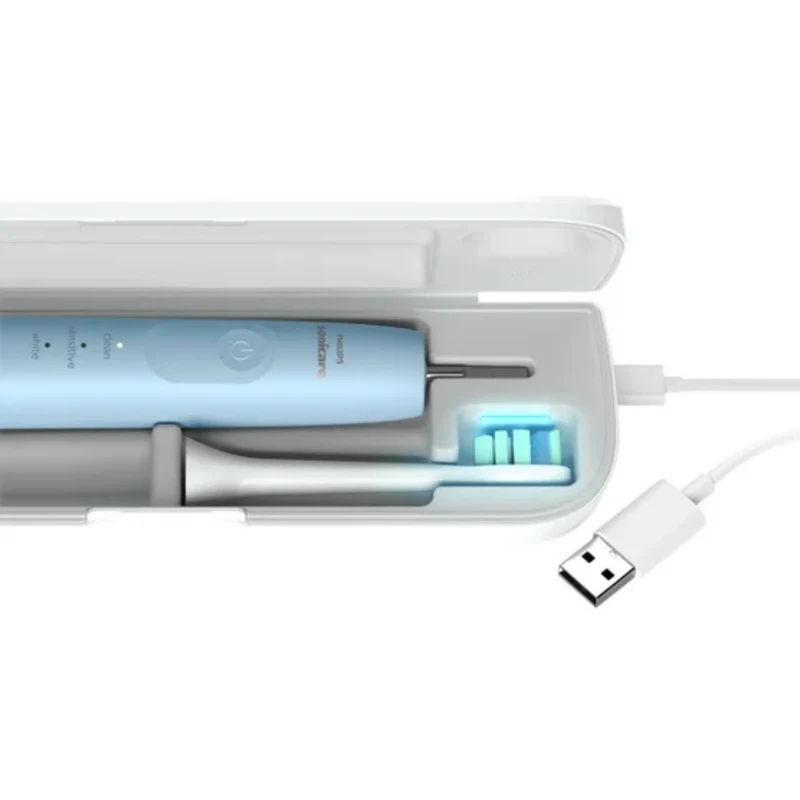 PHILIPS - Ensemble de 2 Brosses à Dents Rechargeables Sonicare Confident Clean *Boite Endommagée*