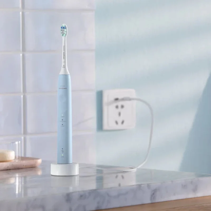 PHILIPS - Ensemble de 2 Brosses à Dents Rechargeables Sonicare Confident Clean *Boite Endommagée*