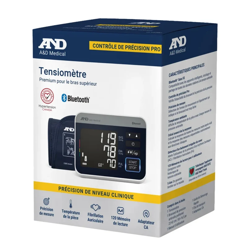 A&D MEDICAL - Tensiomètre Precision Check Pro *Boite Ouverte*