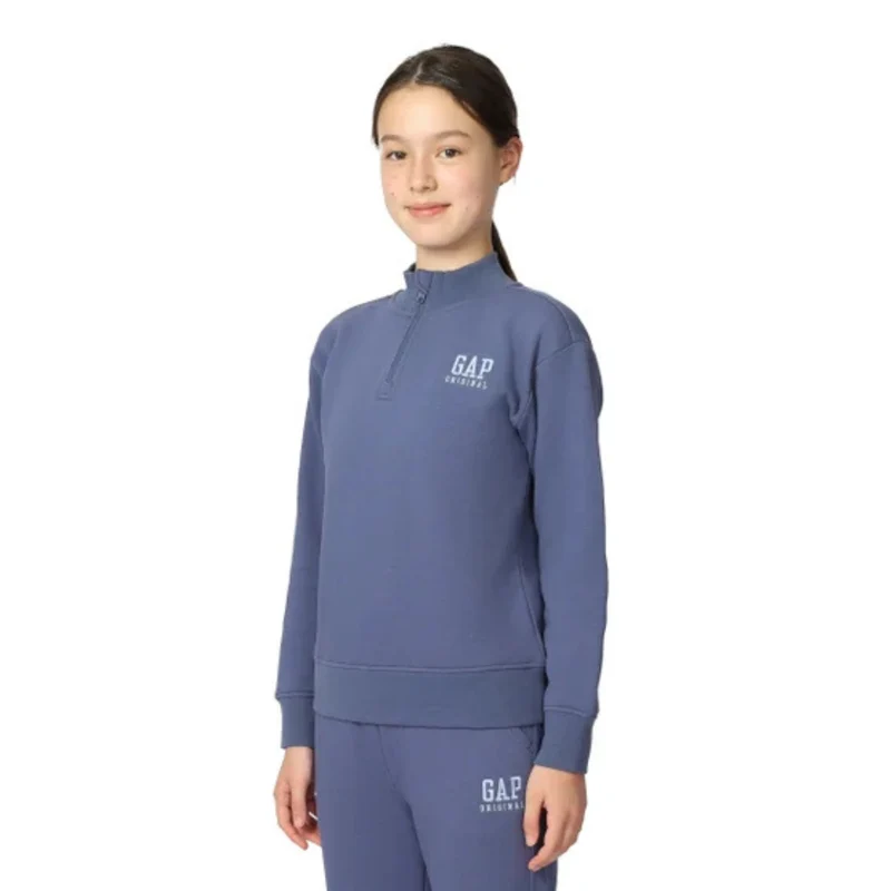 GAP KIDS - Chandail à Glissière un Quart pour Fille
