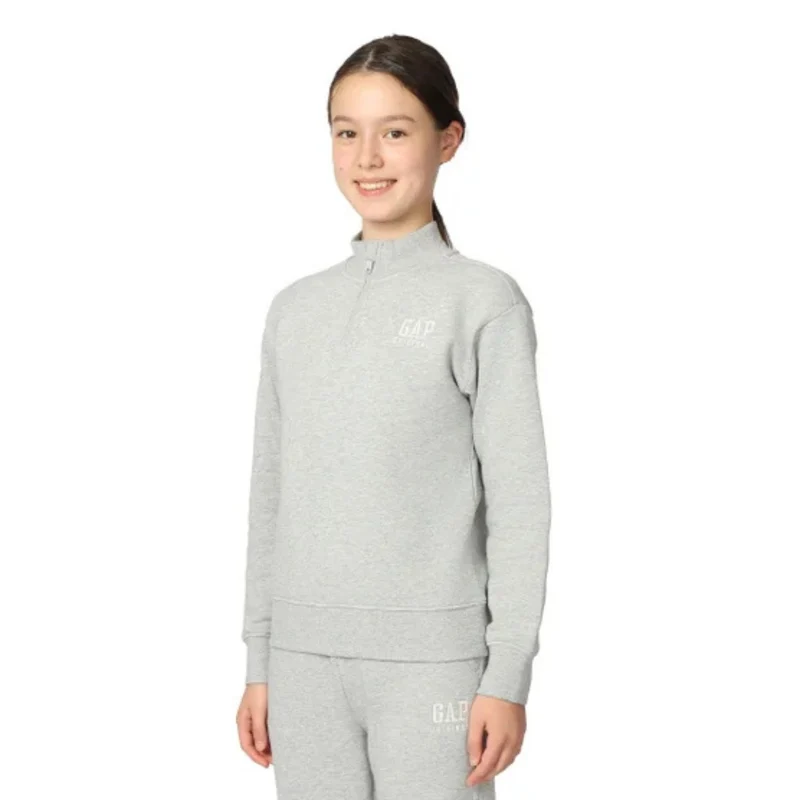 GAP KIDS - Chandail à Glissière un Quart pour Fille