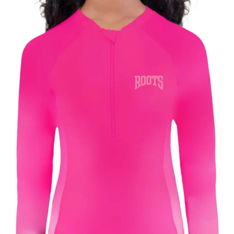 ROOTS - Maillot de Bain à Manches Longues Pour Fille