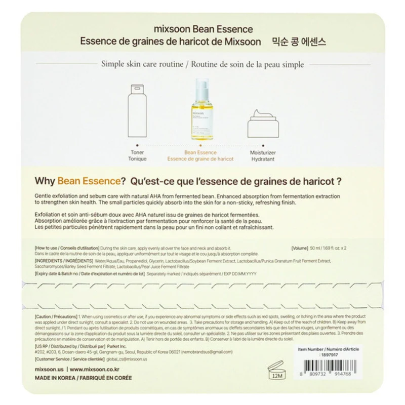 MIXSOON - Paquet de 2 Essences de Graines de Haricot