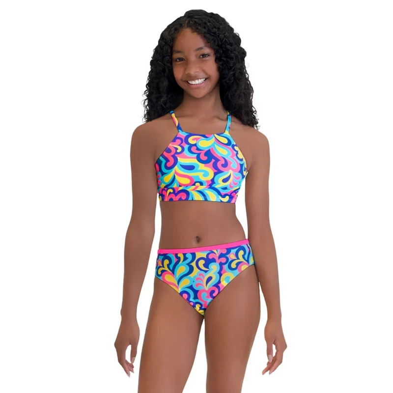 ROOTS - Maillot de Bain 2 Pièces pour Fille