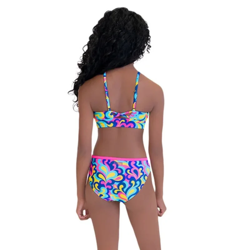 ROOTS - Maillot de Bain 2 Pièces pour Fille