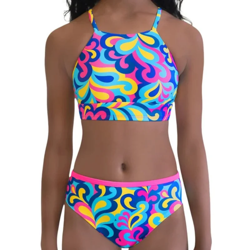 ROOTS - Maillot de Bain 2 Pièces pour Fille
