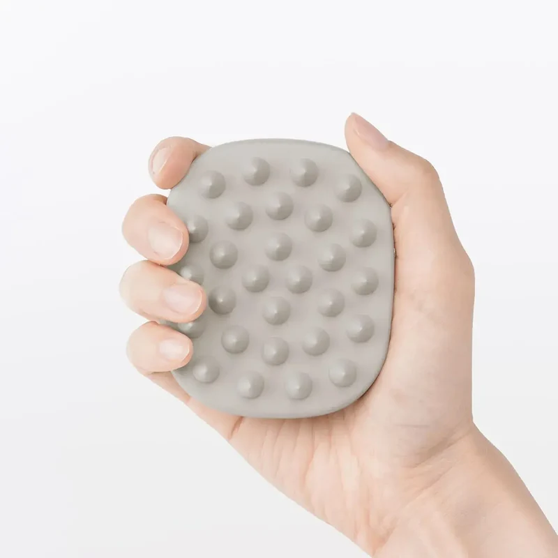 Muji Silicone Scalp Massage Brush for Daily Care & Use