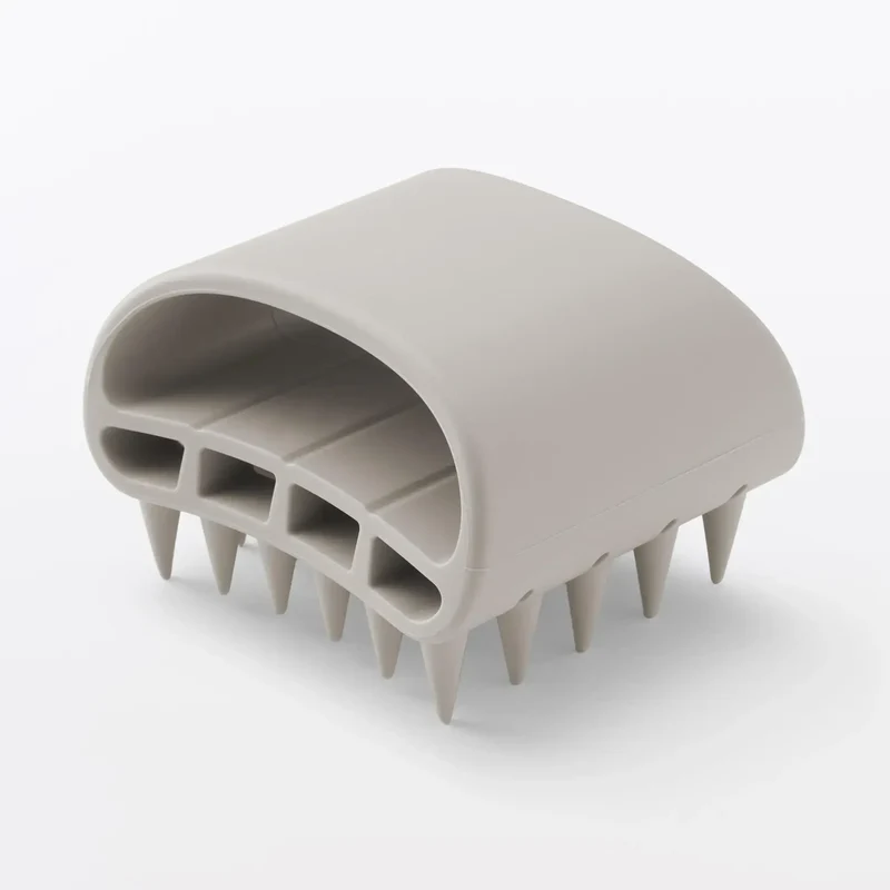 Muji Silicone Scalp Massage Shampoo Brush for Hair Care