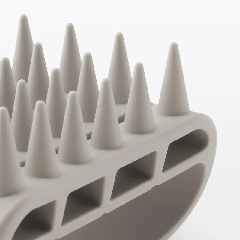 Muji Silicone Scalp Massage Shampoo Brush for Hair Care