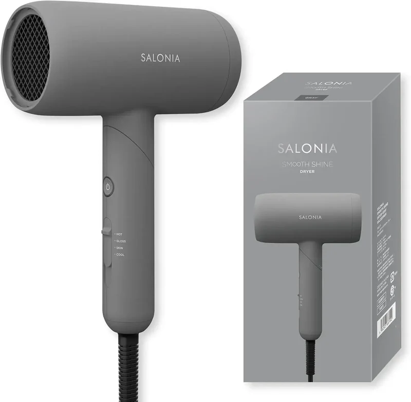 Salonia Speedy Ion Hair Dryer for Fast, Gentle Drying Results