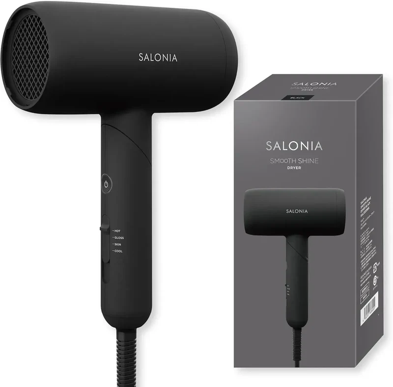 Salonia Speedy Ion Hair Dryer for Fast, Gentle Drying Results