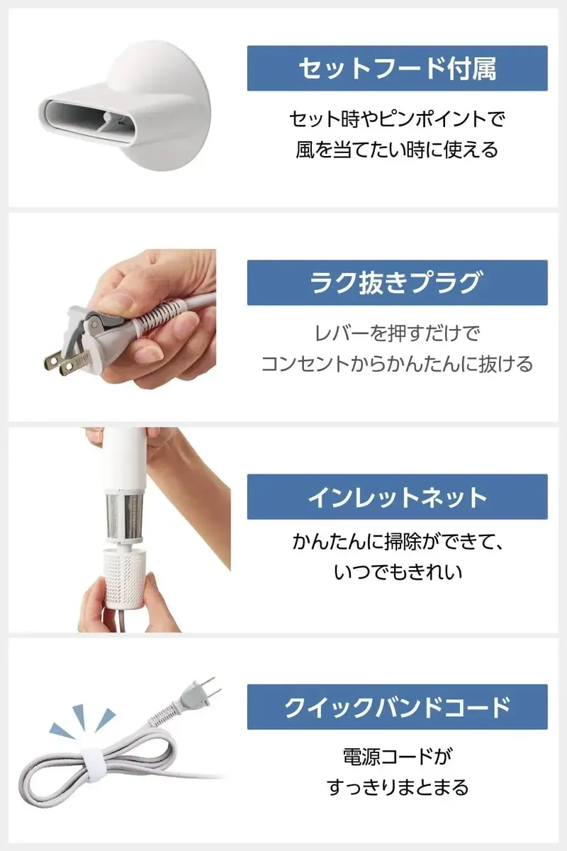 Tescom Negative Ion Hair Dryer: Fast Drying for Smooth, Shiny Hair