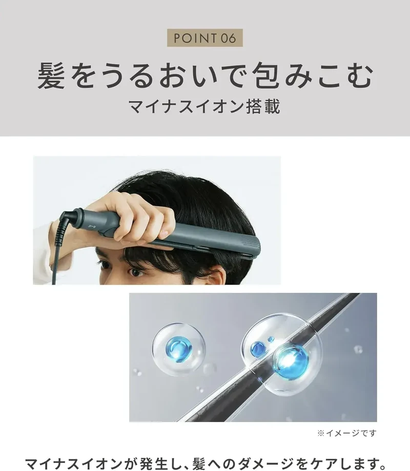 Salonia Straight Hair Iron 24mm Ceramic Titanium Hair Straightener
