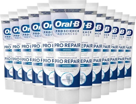 12x Oral-B Tandpasta Pro-Science Advanced Pro Repair 75 ml