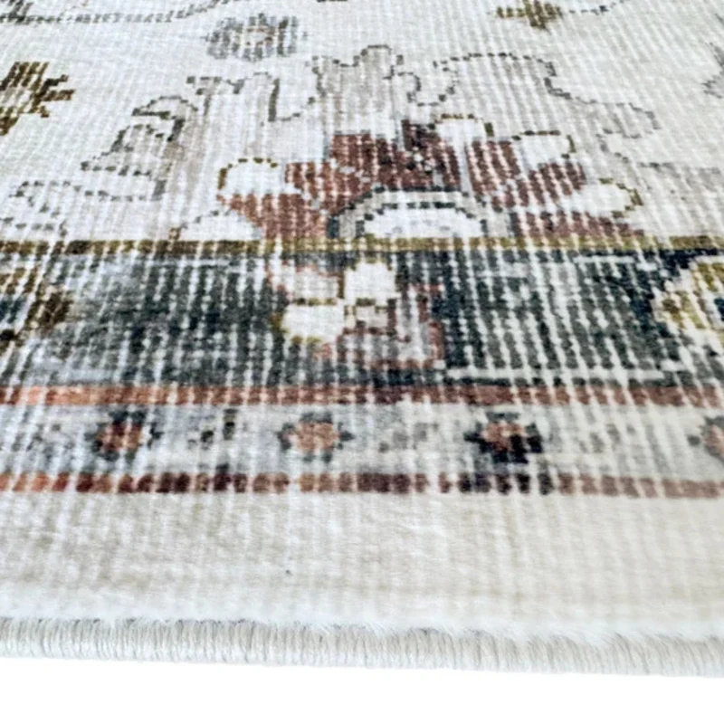 VIANA DOWNY - Tapis d'Intérieur Serenade Ivoire de 5 pi x 8 pi *Boite Ouverte*