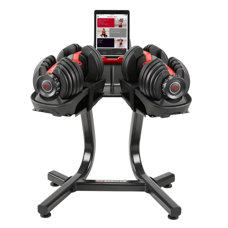 BOWFLEX - Ensemble d'Haltères Réglables avec Support SelectTech 552 *Tel Quel*