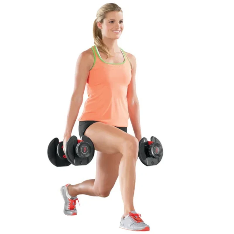 BOWFLEX - Ensemble d'Haltères Réglables avec Support SelectTech 552 *Tel Quel*
