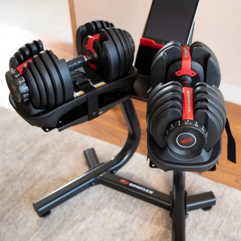BOWFLEX - Ensemble d'Haltères Réglables avec Support SelectTech 552 *Tel Quel*