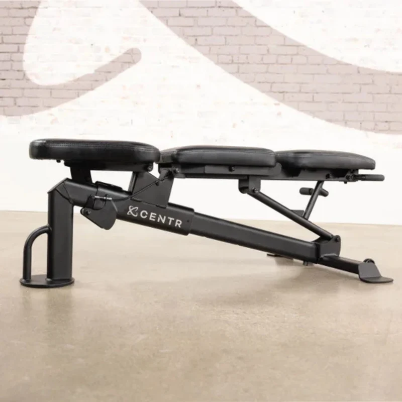 CENTR - Banc de Musculation Multiréglage, Inclinable et Déclinable *Boite Ouverte*