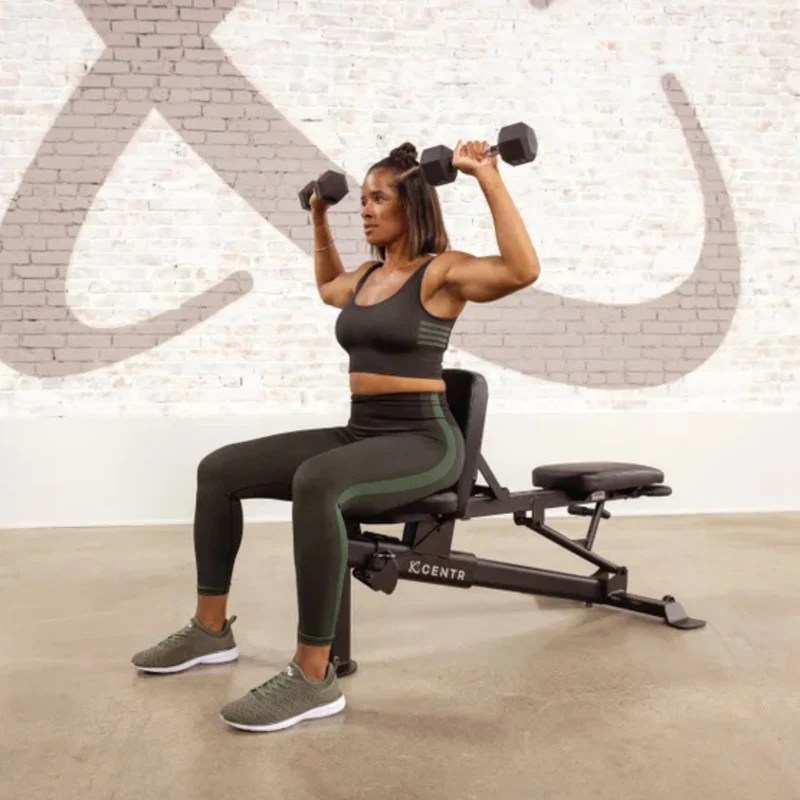 CENTR - Banc de Musculation Multiréglage, Inclinable et Déclinable *Boite Ouverte*