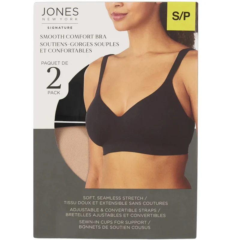 JONES NEW YORK - Paquet de 2 Soutiens-Gorge Confortables