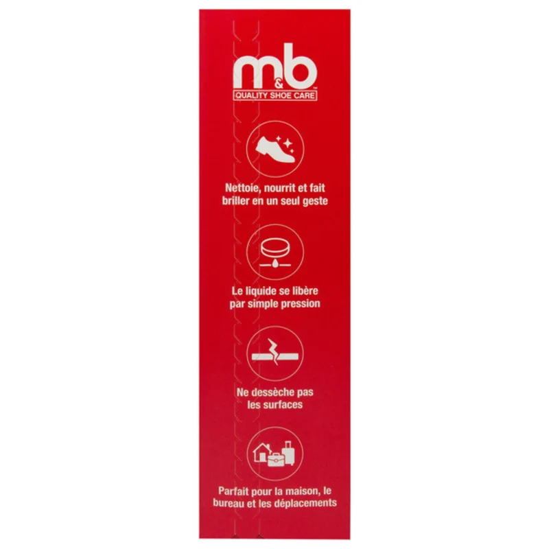 M&B - Éponges Lustrantes Rapides pour Chaussures et Accessoires *Boite Ouverte*