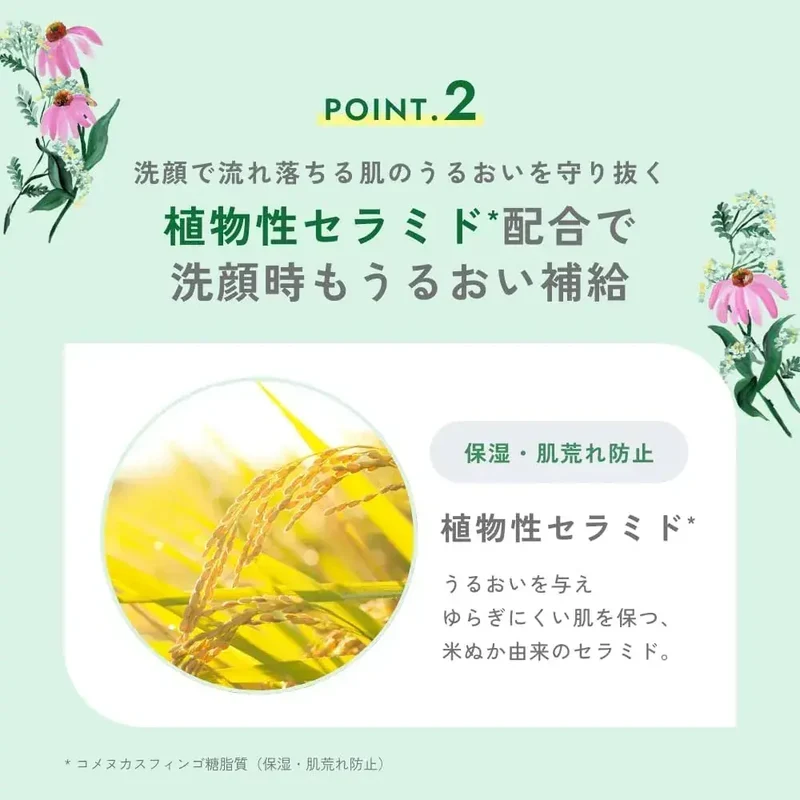 Chant A Charm Moist Cleansing Foam Facial Wash Herbal Scent 150ml