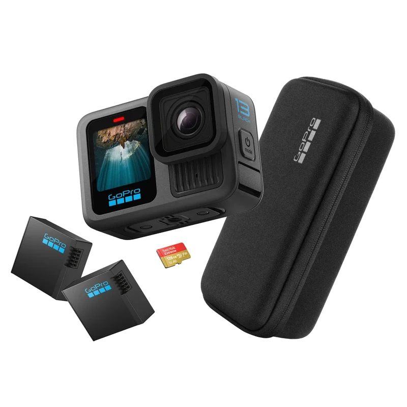 GOPRO - Ensemble de Caméra d'Action HERO13 Black *Boite Endommagée*