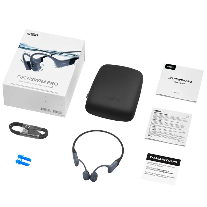 SHOKZ - Écouteurs Sport à Conduction Osseuse Openswim Pro