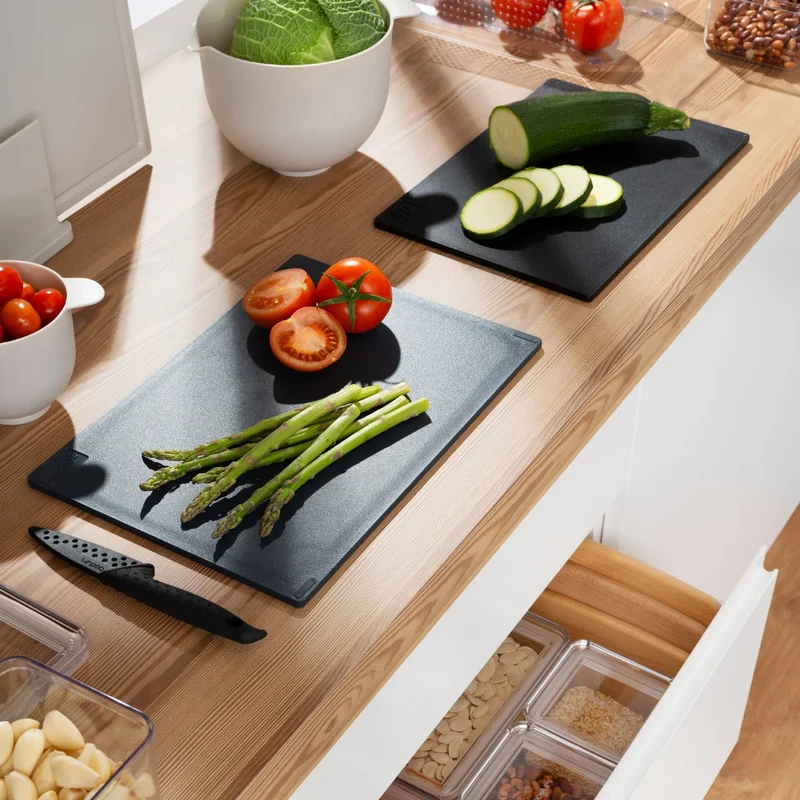BODUM - Ensemble de 3 Planches à Découper avec Support Bistro