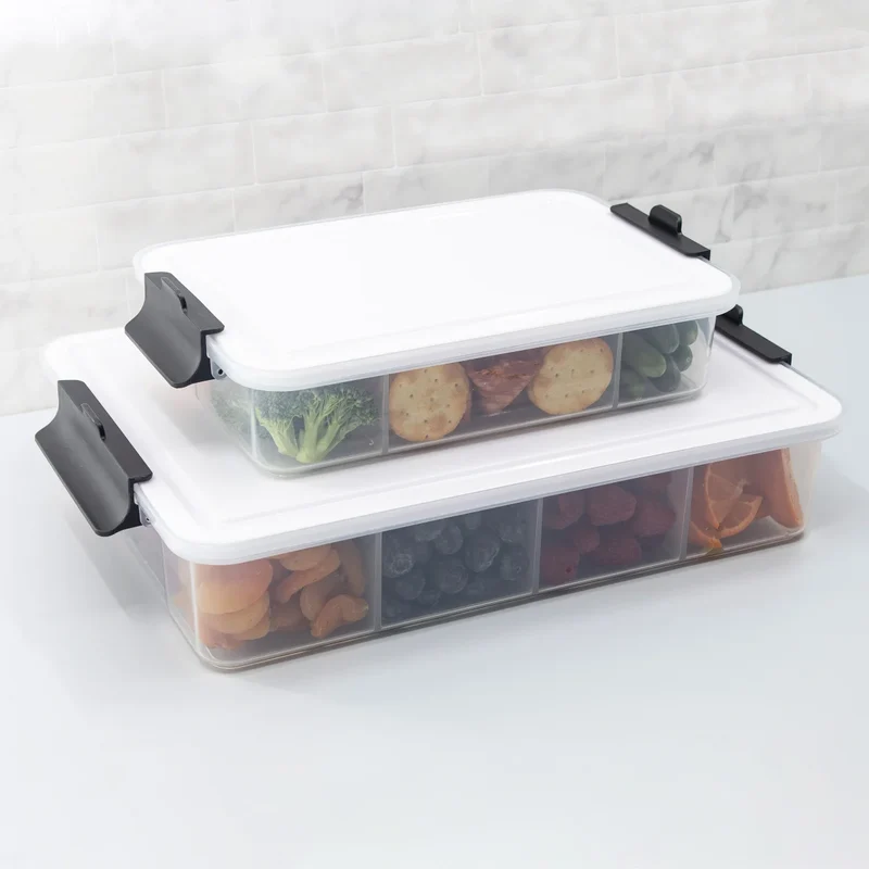 BUILD-A-BOARD BY SABATIER - Ensemble de 2 Contenants SnackleBox