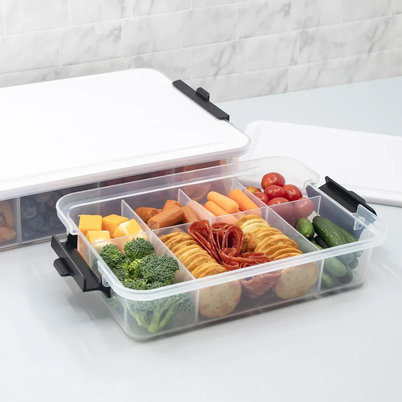 BUILD-A-BOARD BY SABATIER - Ensemble de 2 Contenants SnackleBox