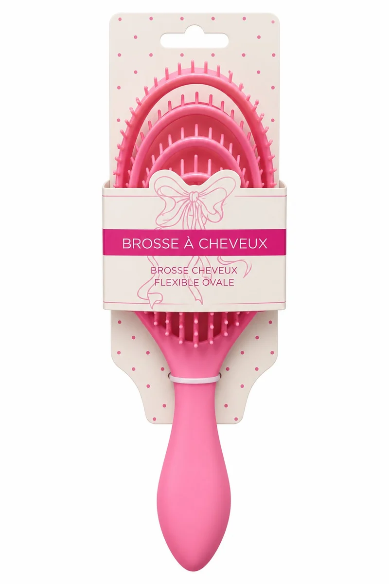 Brosse à cheveux flexible grand modèle