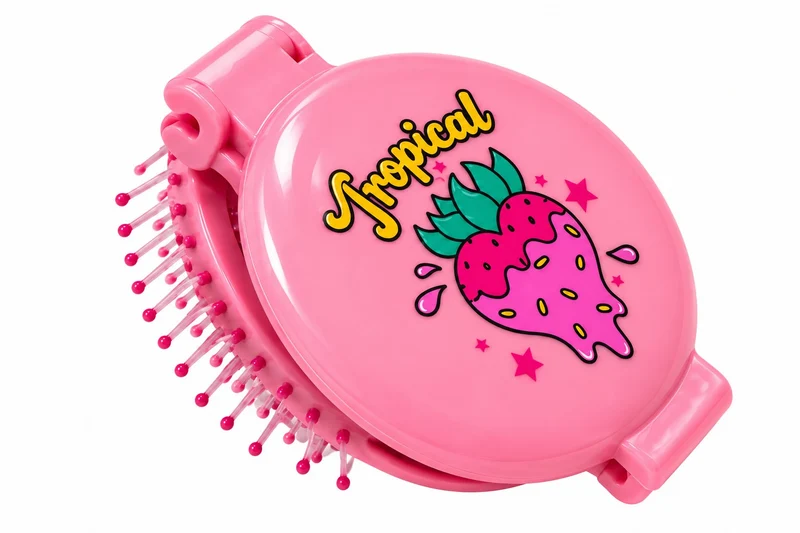 Brosse à cheveux pliable de voyage