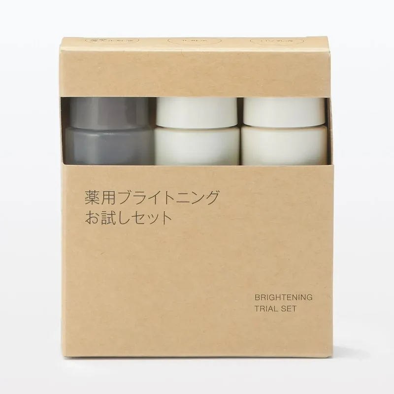Muji Medicinal Brightening Skincare Discovery Kit 3x20ml
