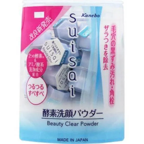 Kanebo Suisai Beauty Clear Facial Cleansing Powder 32 Packs x2 Japan