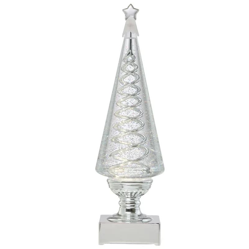 Ensemble de 2 Arbres en Spirale avec Lumières DEL