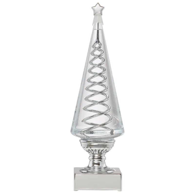 Ensemble de 2 Arbres en Spirale avec Lumières DEL