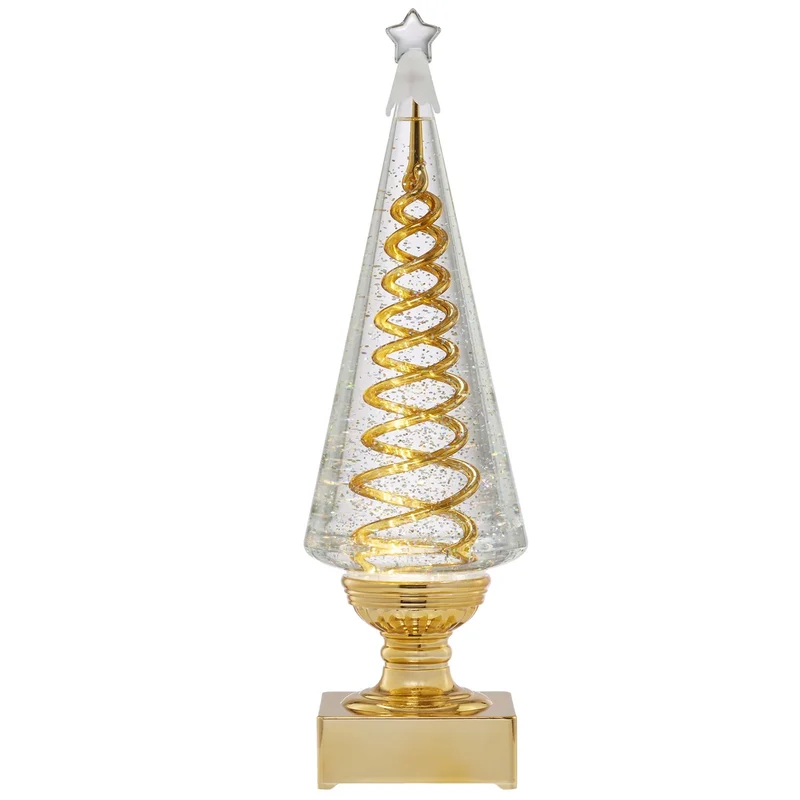 Ensemble de 2 Arbres en Spirale avec Lumières DEL