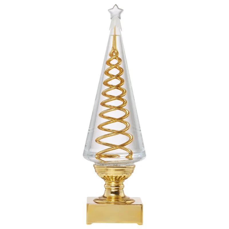 Ensemble de 2 Arbres en Spirale avec Lumières DEL